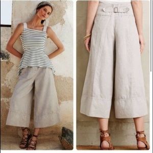 Cutest Anthropologie Cartonnier Wide-Leg Pants - EUC Just Wrinkly! Size 2
